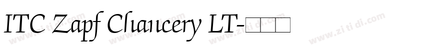 ITC Zapf Chancery LT字体转换